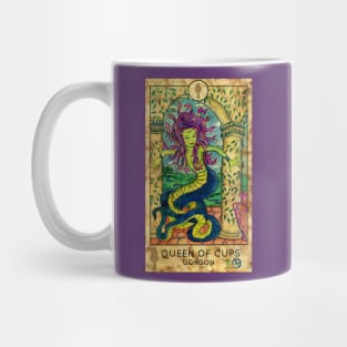 Queen Of Cups. Minor Arcana Tarot Card Design Mug